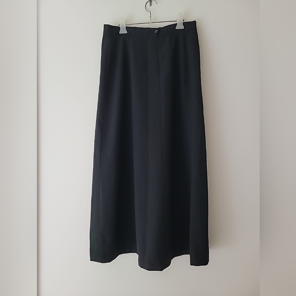 Burberry Black Maxi A-Line Skirt for Work Size 12